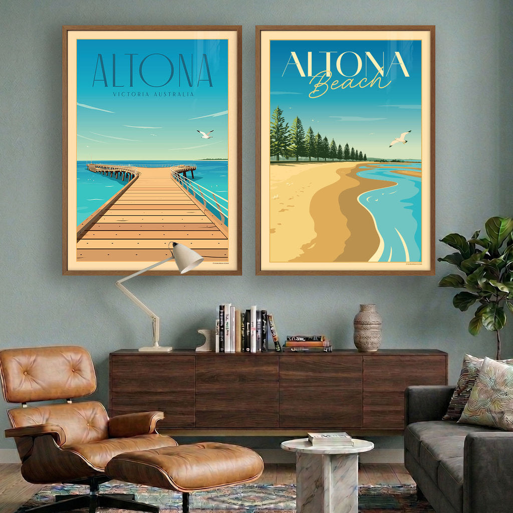 Altona Pier Suburban Icon Poster