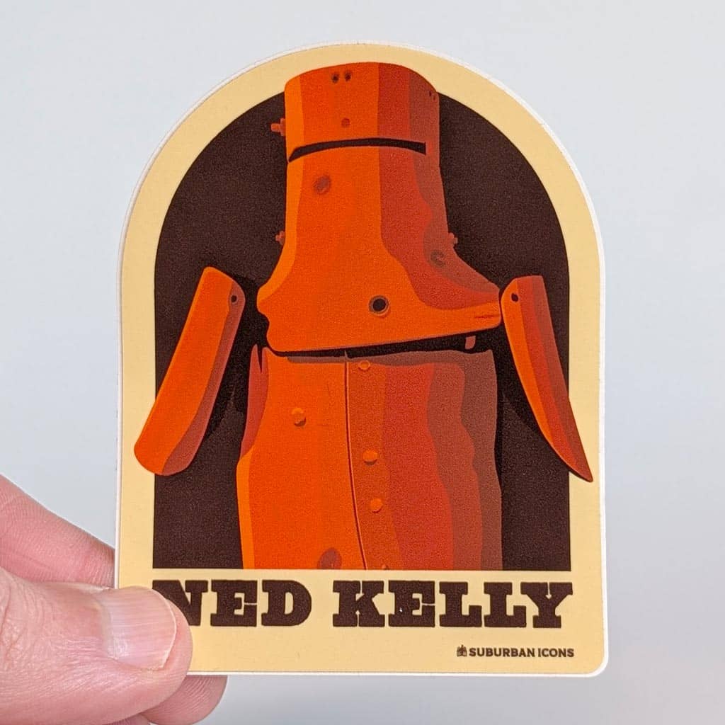 Ned Kelly Armour Sticker