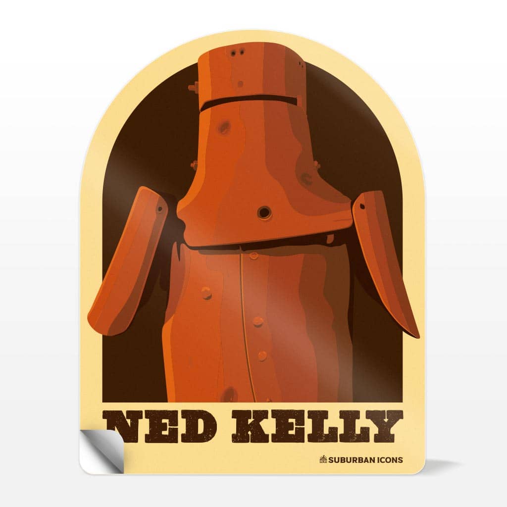 Ned Kelly Armour Sticker