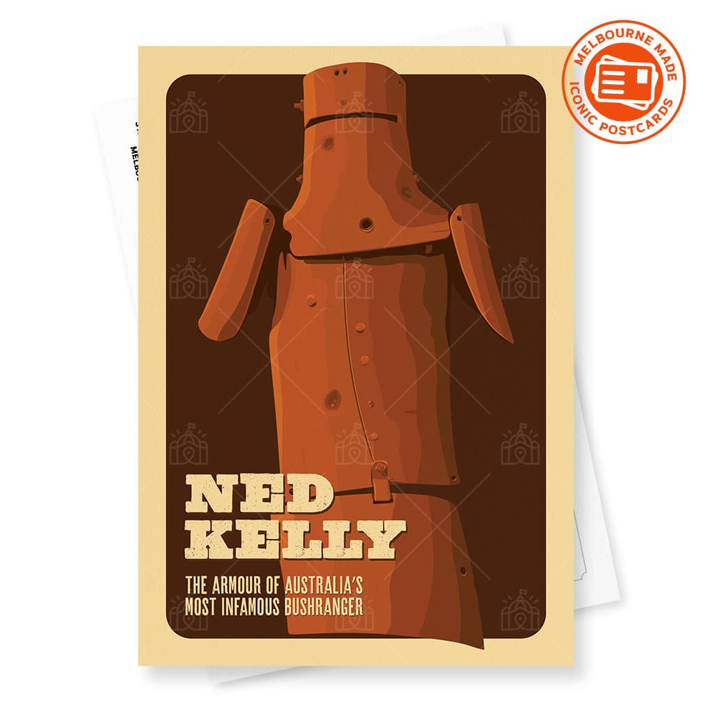 Ned Kelly Armour Postcard
