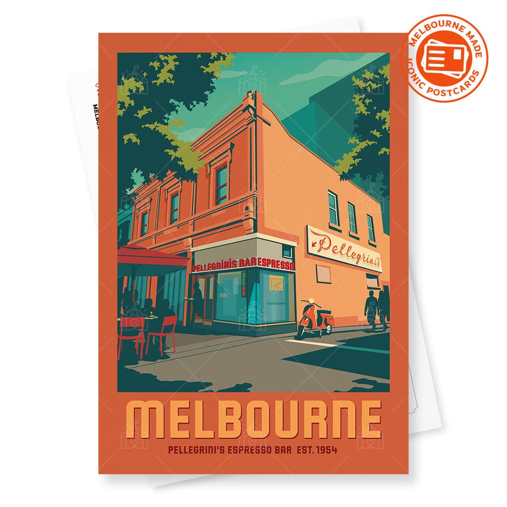 Pellegrini’s Espresso Bar Postcard