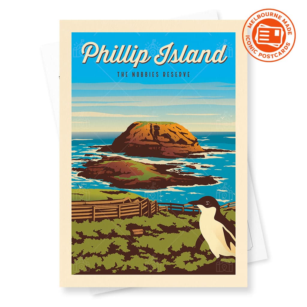 Phillip Island The Nobbies Postcard