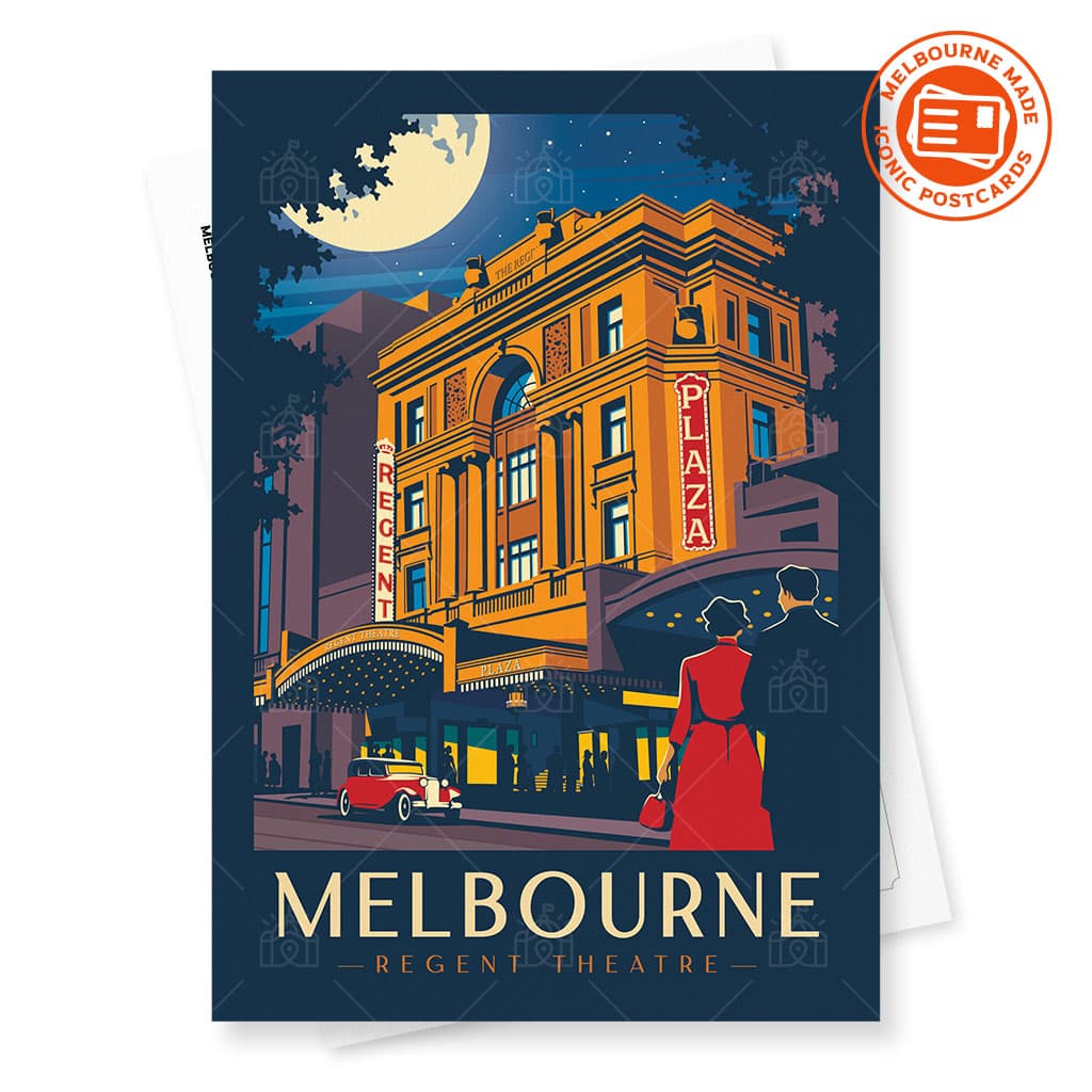 Regent Theatre Melbourne Postcard