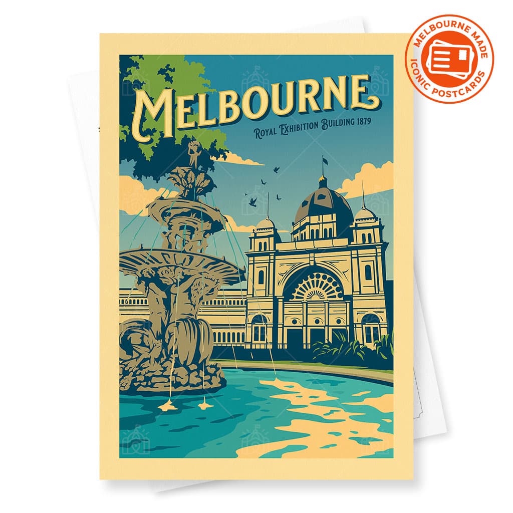 Royal Exhibition Building Melbourne Postcard