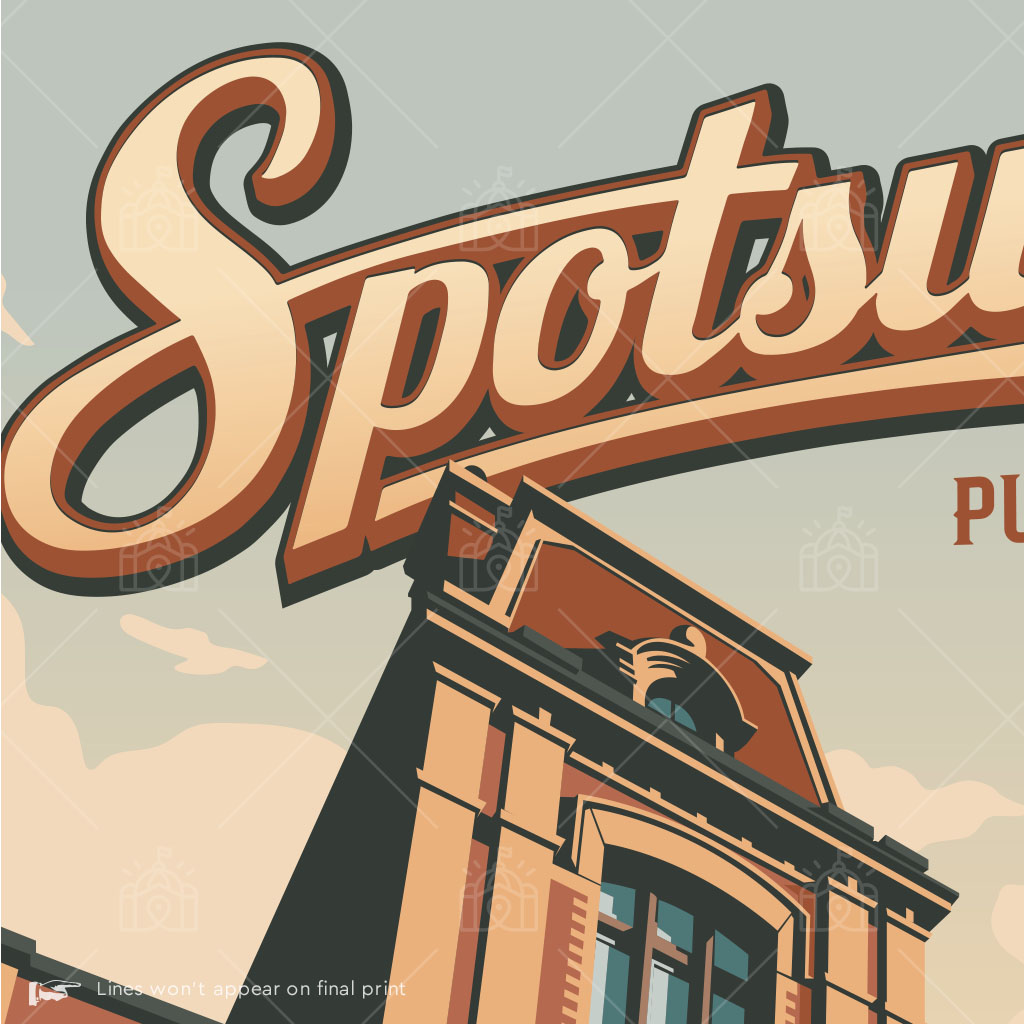 Spotswood Pumping Station Suburban Icon Poster