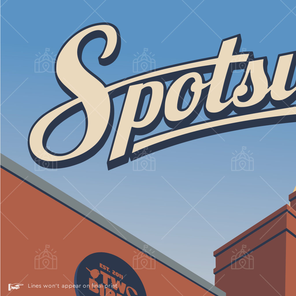 Spotswood’s "The Nest" Suburban Icon Poster – Two Birds Summer Days Version