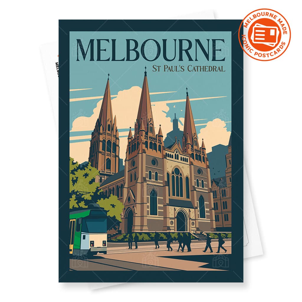 St Paul’s Cathedral Melbourne Postcard