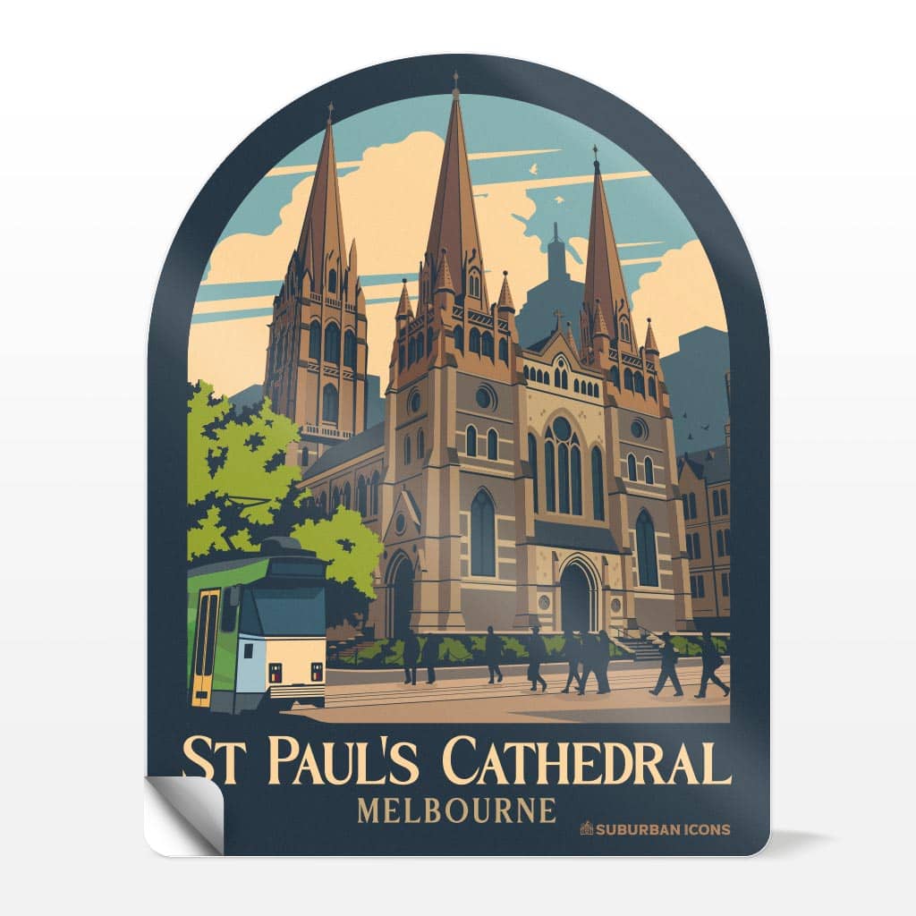 St Paul’s Cathedral Melbourne Sticker