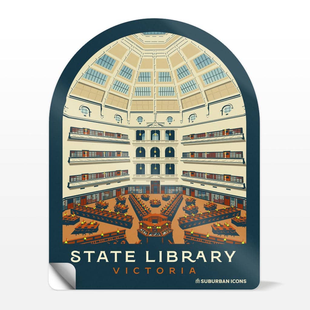 State Library Victoria La Trobe Reading Room Sticker