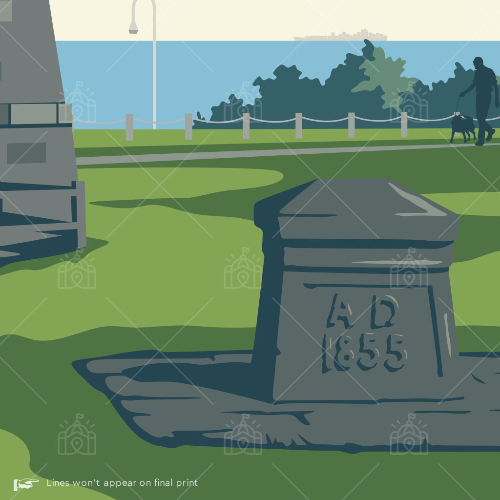 Williamstown Timeball Tower Suburban Icon Poster